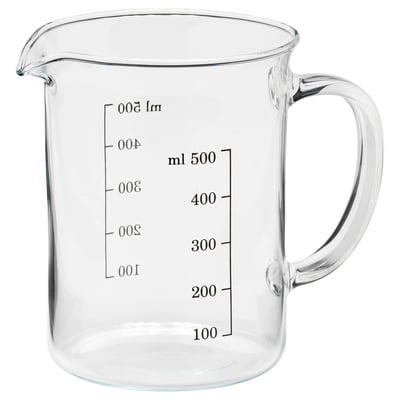 VARDAGEN Jag ukur, kaca, 0.5 l