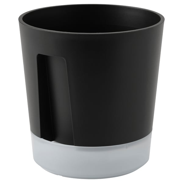 VÅRDTRÄD Pasu siram sendiri, dalam/luar lut sinar/antrasit, 12 cm