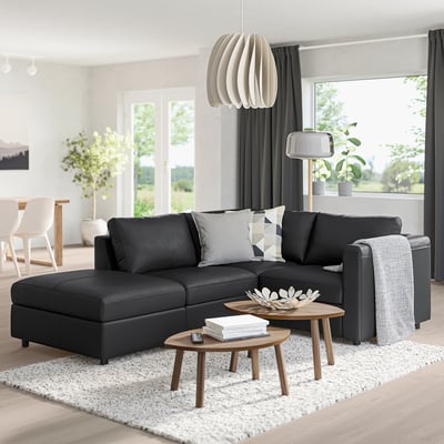 VIMLE Sofa penjuru 3 tempat duduk