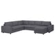 VIMLE Sofa penjuru, 5 tempat duduk