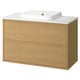 ÄNGSJÖN / BACKSJÖN Wash-stnd w drawers/wash-basin