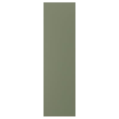 AXSTAD, green panel, flat, matte finish, plastic edges.