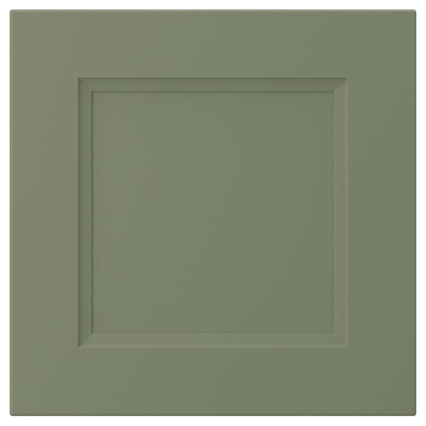 AXSTAD - sage green cabinet door - square shape - simple design - recycled plastic foil