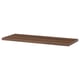 Berghsult walnut shelf, rectangular, bevelled edge.