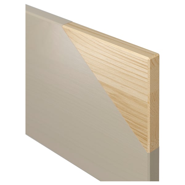 BLÄSTÅSEN Bedside table, grey-beige, 50x37x76 cm