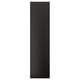 Black rectangular panel from BODBYN, acrylic painted fiberboard, uniform or mixed design.