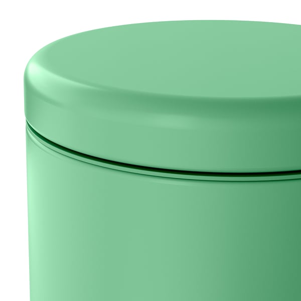 GANSJÖN Waste bin, light green, 3 l