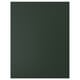 A dark green HAVSTORP kitchen cabinet front. Its rectangular with a smooth, modern design.