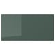 KALLARP drawer fronts - high-gloss grey-green, sleek, rectangular, modern design.