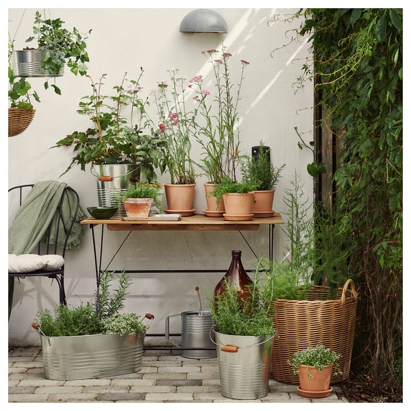 KORKGRAN Watering can, in/outdoor/galvanised, 5 l