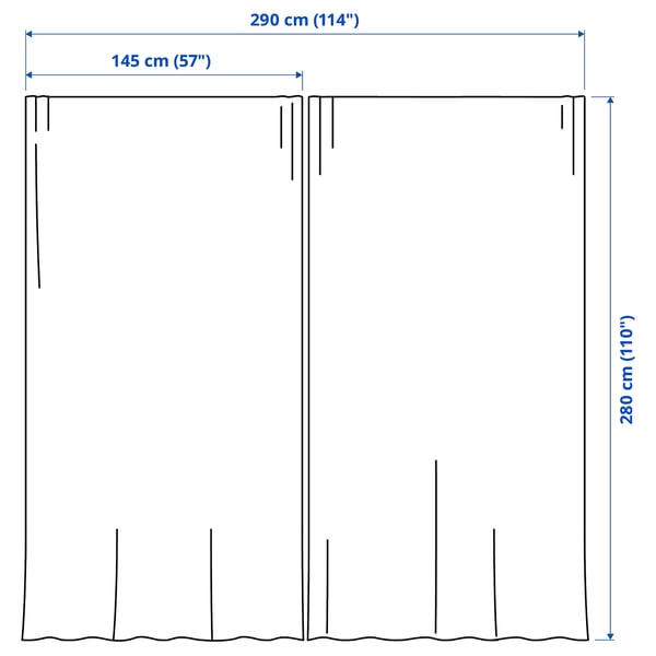 Illustration with measurements for the product: MATILDA.