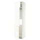 METOD High cab f fridge/freezer w 3 doors, white/Aspudden matt white, 60x60x240 cm