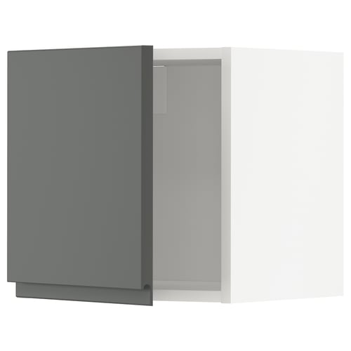 METOD kitchen cabinet, dark grey, sleek, integrated handles, sturdy.