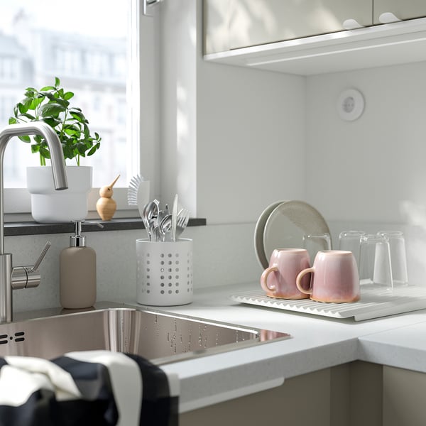 ORDNING Cutlery stand, white, 13.5 cm