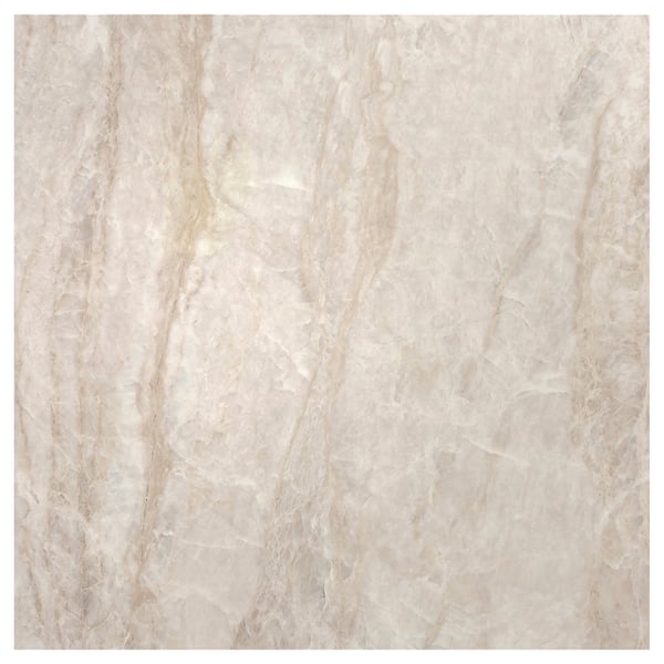 RUNSBÄCK Custom made wall panel, polished beige/brown/marble effect high pressure porcelain, 1 m²x1.2 cm
