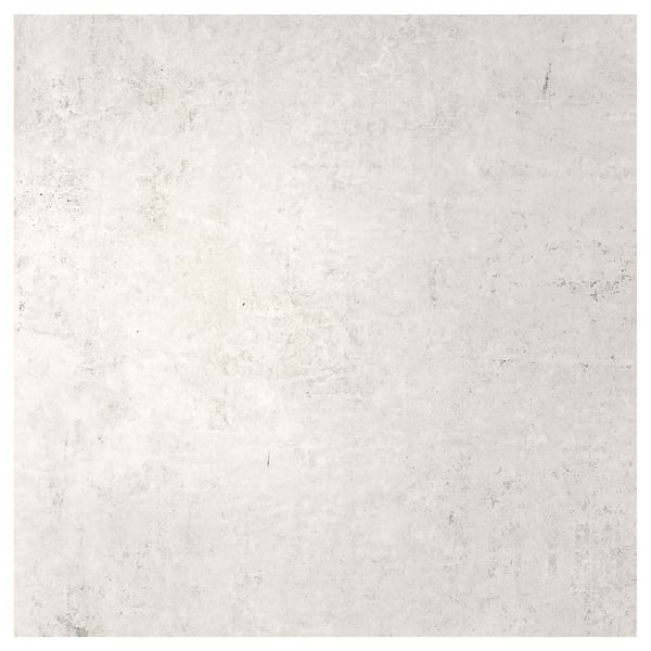 RUNSBÄCK Custom made wall panel, white/grey concrete effect/high pressure porcelain, 1 m²x1.2 cm