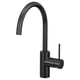 SALLSJÖN Kitchen mixer tap single side lever, black