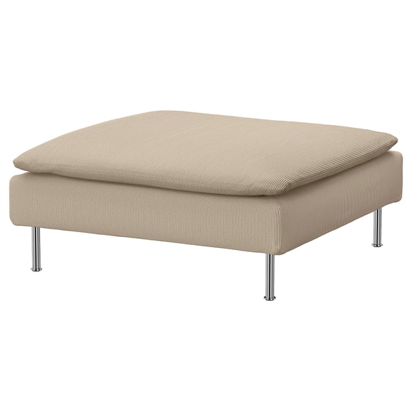 SÖDERHAMN Footstool, Kelinge beige