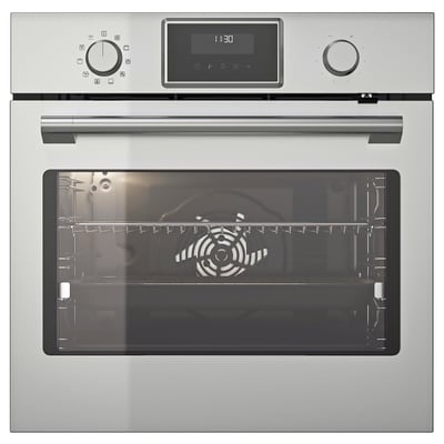 STENABY True fan oven, added steam function bake function/stainless steel colour IKEA 500
