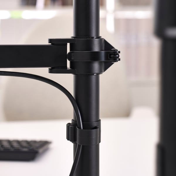 STUBBERGET Laptop holder with arm, black
