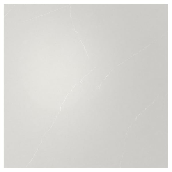 TÄRNHULT Custom made wall panel, light grey-beige marble effect/glass composite, 1 m²x1.2 cm
