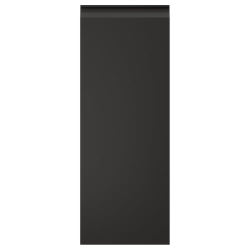 UPPLÖV: black, rectangular, kitchen cabinet with sleek, modern design and integrated handle.