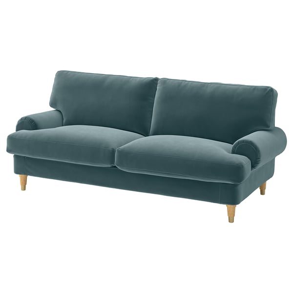 VALNÄS 2-seat sofa, Alhamn dark grey-blue