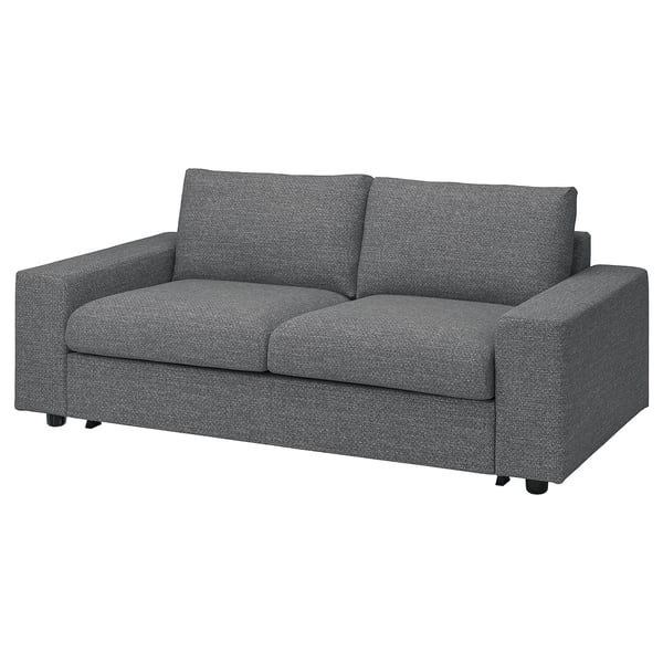 VIMLE grey fabric sofa with chic, modern design.