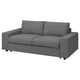 VIMLE grey fabric sofa with chic, modern design.