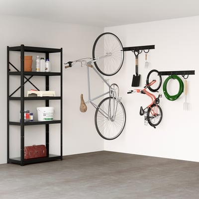 BROR Open kast, zwart, 85x40x190 cm