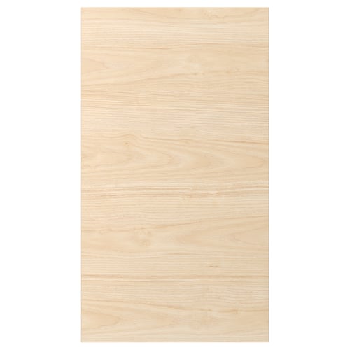ASKERSUND light ash wood effect door, rectangular, melamine and particleboard.