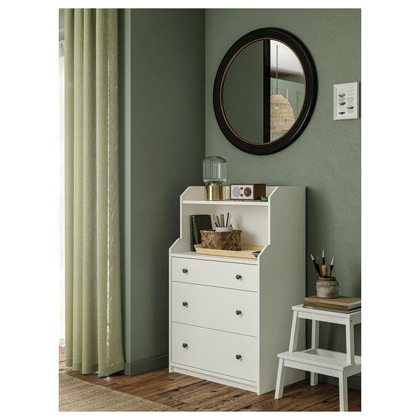 BEKVÄM Step stool, white, 50 cm