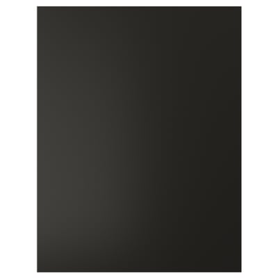 BODBYN, black door panel, 25-yr guarantee, acrylic paint, fibreboard.