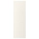 An off-white BODBYN kitchen cabinet door with a classic, bevelled panel design. The rectangular shape and smooth texture make it easy to clean.