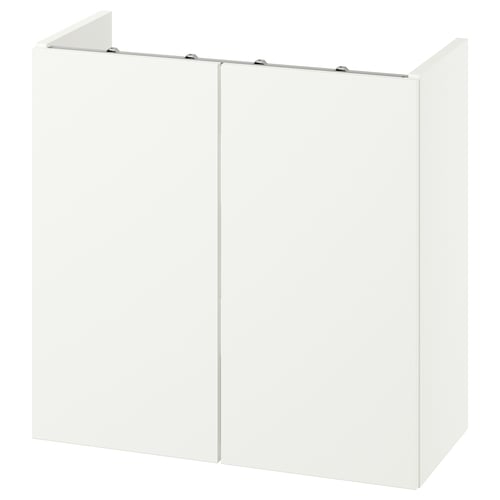 ENHET Wash-stand with doors, white, 60x32x60 cm