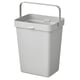 A light grey HÅLLBAR waste sorting bin with a handle, designed for recycling.