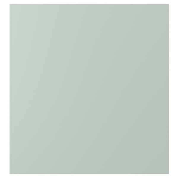 HJORTVIKEN green door, subtle embossed pattern, rectangular.