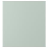 HJORTVIKEN green door, subtle embossed pattern, rectangular.