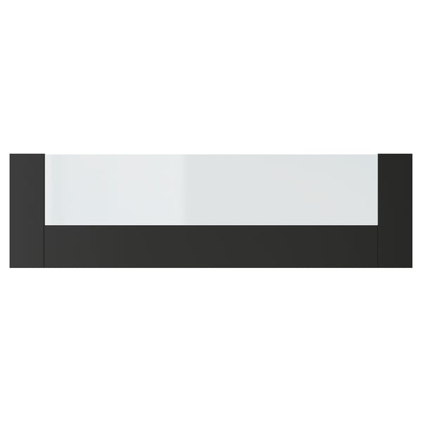KNIVSHULT dark drawer front, sleek design, rectangular shape, modern style.