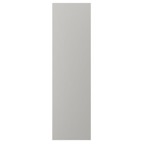 LERHYTTAN kitchen doors, grey, solid wood with bevelled edges, traditional look, birch veneer, rectangular.