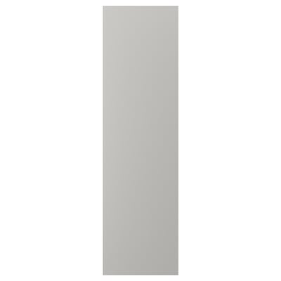 LERHYTTAN kitchen doors, grey, solid wood with bevelled edges, traditional look, birch veneer, rectangular.