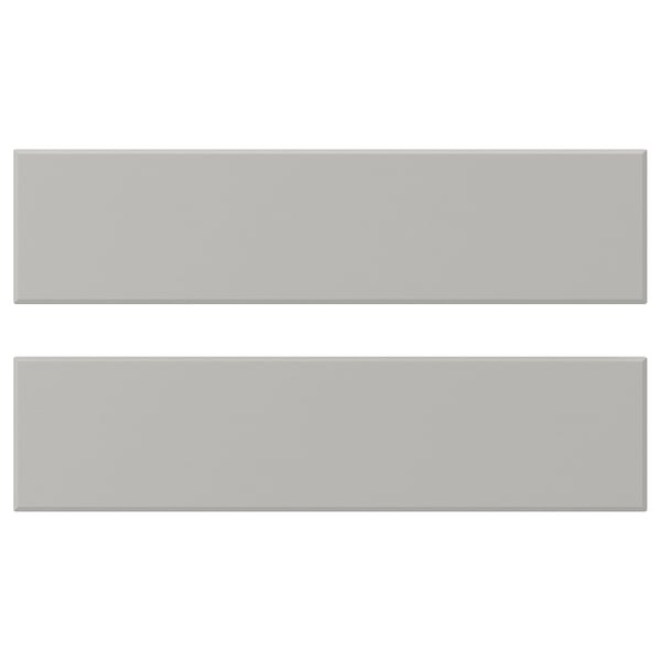 Two grey rectangular panels, simple, flat, no design.