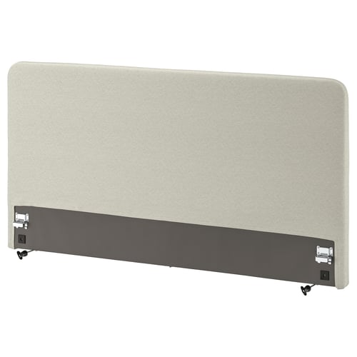 LJUSFJÄLLET Headboard, Knisa light beige, 180 cm