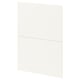 METOD kitchen cabinet, white, rectangular, smooth panel, modern design, 25yr guarantee.
