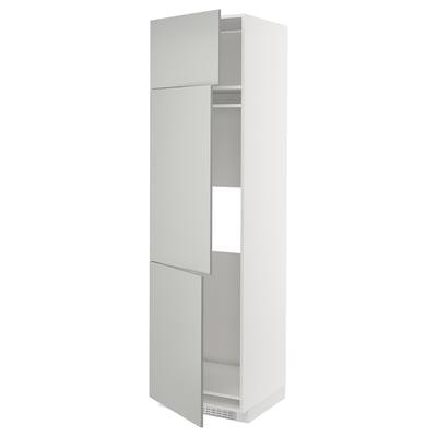 METOD tall white kitchen cabinet, clean design.