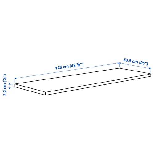 Illustration with measurements for the product: MÖCKLERYD.