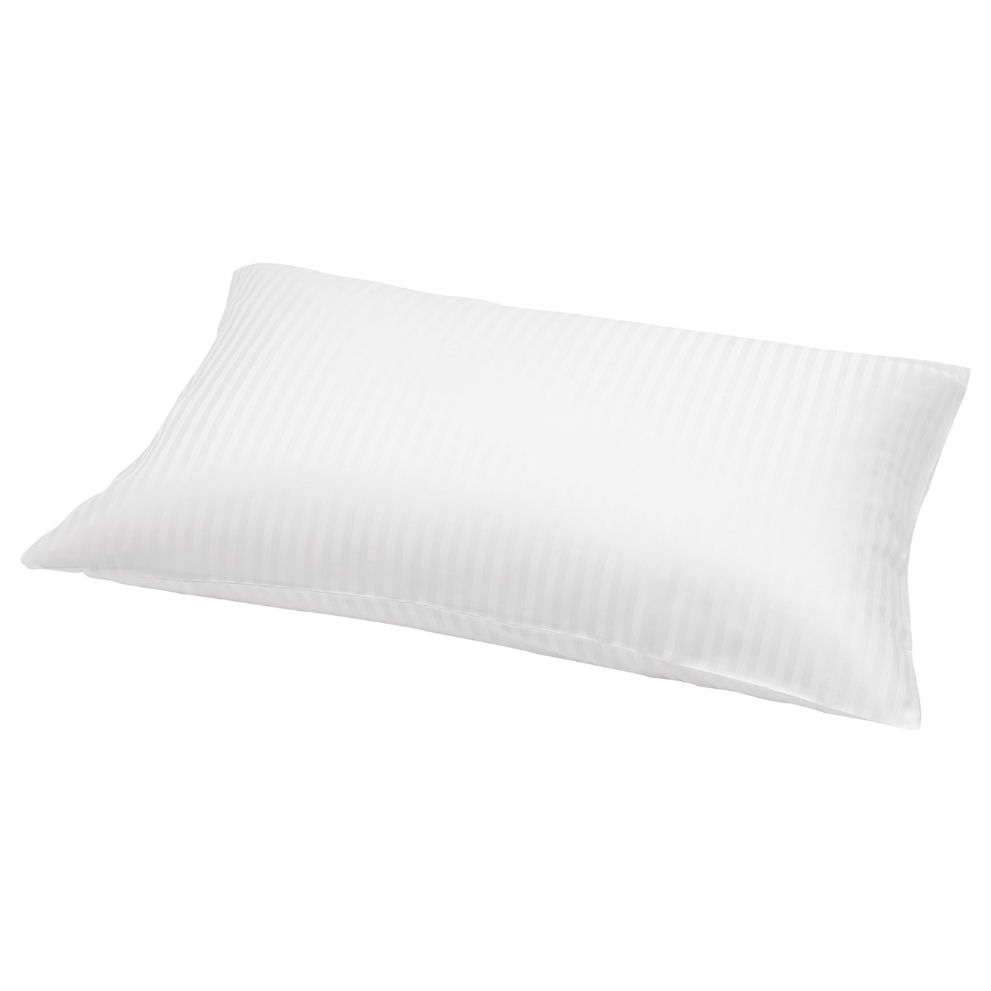 White NATTJASMIN pillow with smooth satin texture.