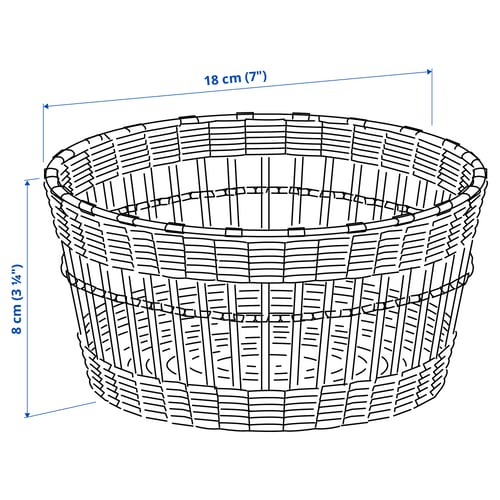 Illustration with measurements for the product: PENNFISK.