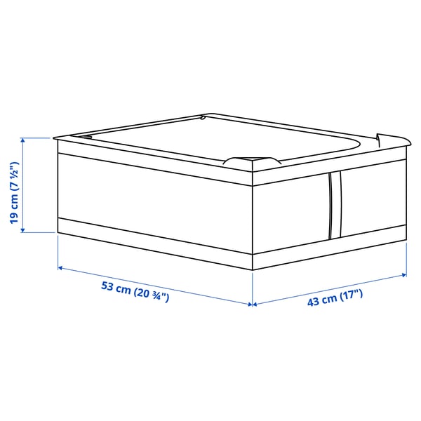 Illustration with measurements for the product: SKUBB.