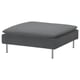 SÖDERHAMN Footstool, Johanneshov dark grey